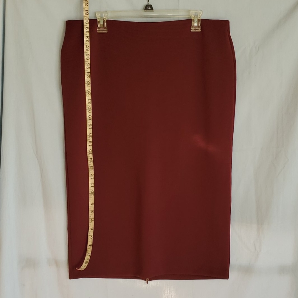 Long Maroon Skirt